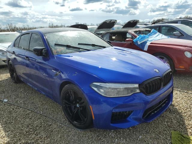 WBSJF0C54KB284548 - 2019 BMW M5 BLUE photo 1