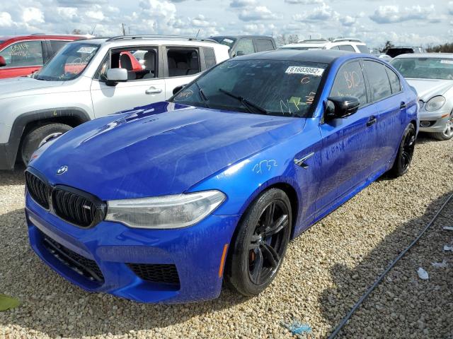 WBSJF0C54KB284548 - 2019 BMW M5 BLUE photo 2