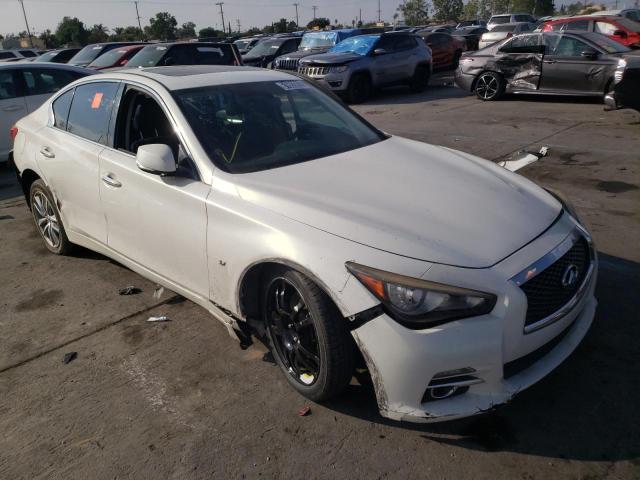 JN1BV7AP9EM687531 - 2014 INFINITI Q50 BASE WHITE photo 4