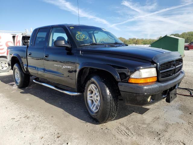 1B7GG2AN71S194127 - 2001 DODGE DAKOTA QUA BLACK photo 1