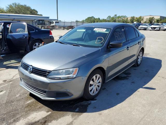 3VW2K7AJ2DM309665 - 2013 VOLKSWAGEN JETTA BASE 灰色 照片 2