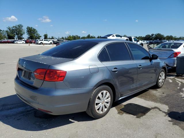 3VW2K7AJ2DM309665 - 2013 VOLKSWAGEN JETTA BASE 灰色 照片 4