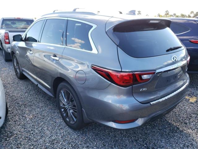 5N1DL0MM6KC568286 - 2019 INFINITI QX60 LUXE GRAY photo 3