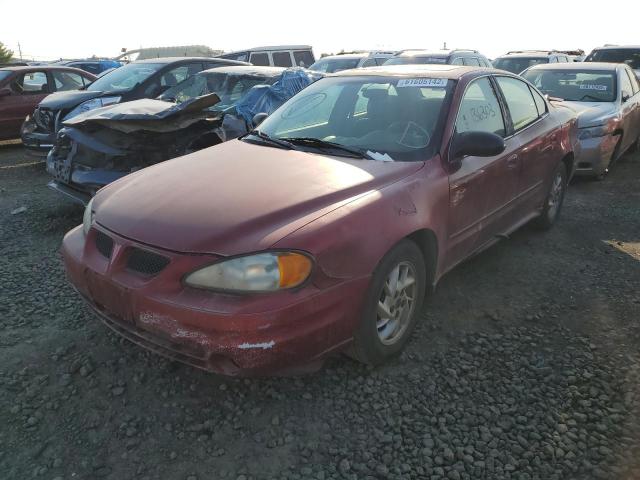 1G2NF52F74M518192 - 2004 PONTIAC GRAND AM S RED photo 2