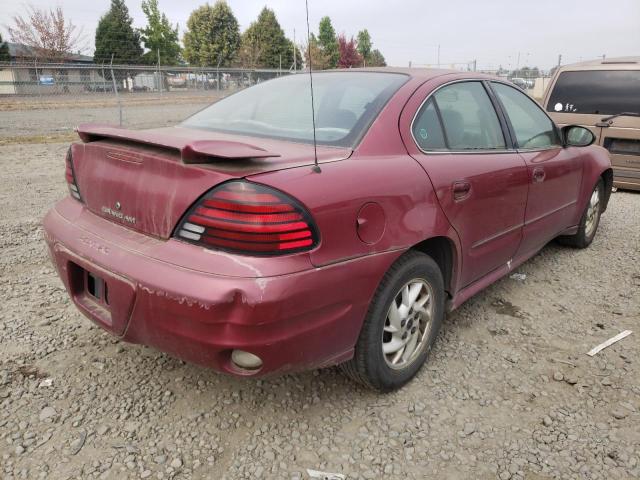 1G2NF52F74M518192 - 2004 PONTIAC GRAND AM S RED photo 4
