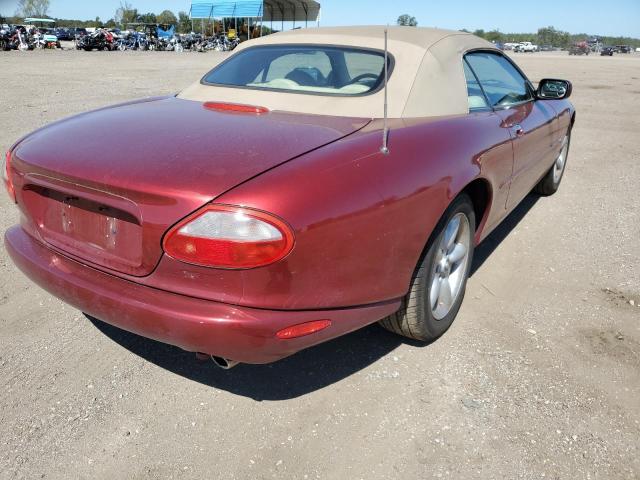 SAJGX2748VC002407 - 1997 JAGUAR XK8 MAROON photo 4