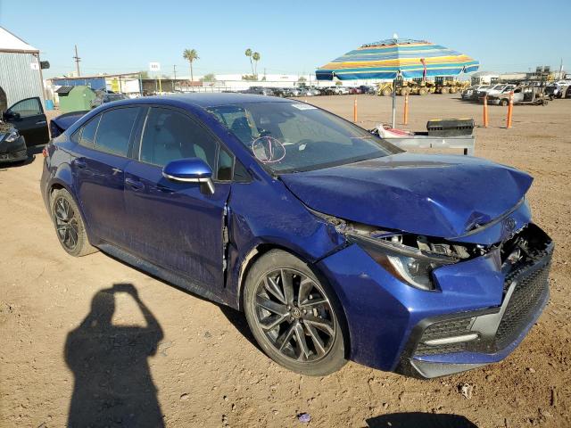 5YFS4RCE9LP035137 - 2020 TOYOTA COROLLA SE BLUE photo 1