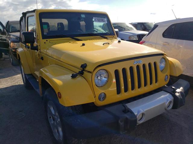 1C4AJWBG3FL686881 - 2015 JEEP WRANGLER S YELLOW photo 1