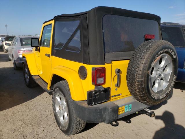 1C4AJWBG3FL686881 - 2015 JEEP WRANGLER S YELLOW photo 3
