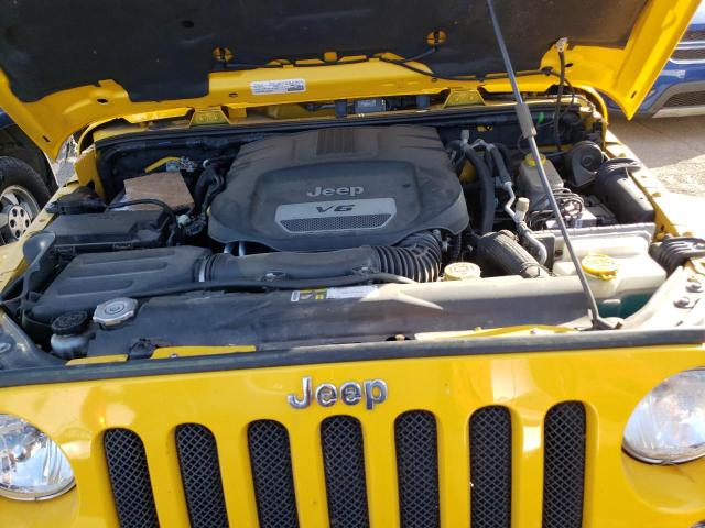 1C4AJWBG3FL686881 - 2015 JEEP WRANGLER S YELLOW photo 7