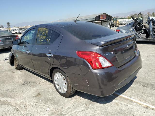 3N1CN7AP9FL821938 - 2015 NISSAN VERSA S GRAY photo 3