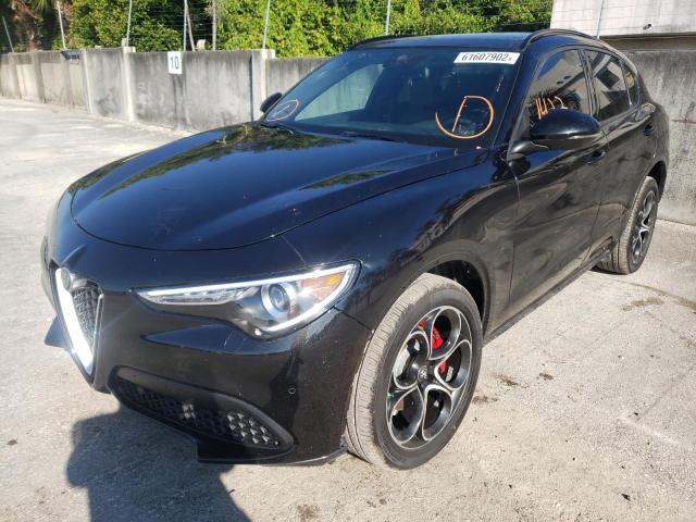 ZASPAKBN2N7D28669 - 2022 ALFA ROMEO STELVIO TI BLACK photo 2
