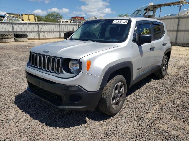 ZACCJBAT1FPC23309 - 2015 JEEP RENEGADE S SILVER photo 2