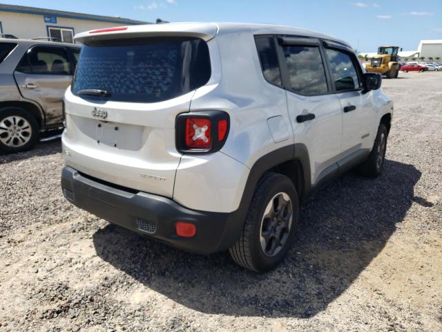 ZACCJBAT1FPC23309 - 2015 JEEP RENEGADE S SILVER photo 4