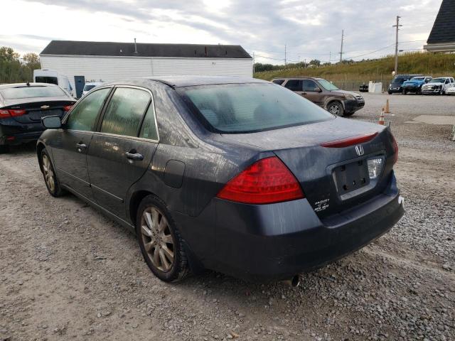 1HGCM66357A034852 - 2007 HONDA ACCORD GRAY photo 3