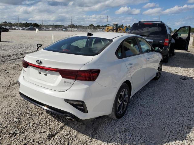 3KPF24AD4KE078112 - 2019 KIA FORTE FE WHITE photo 4