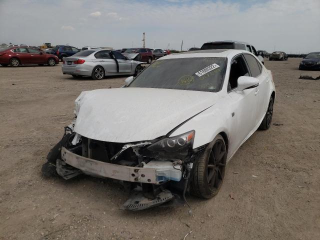 JTHBE1D29F5017689 - 2015 LEXUS IS 350 WHITE photo 2