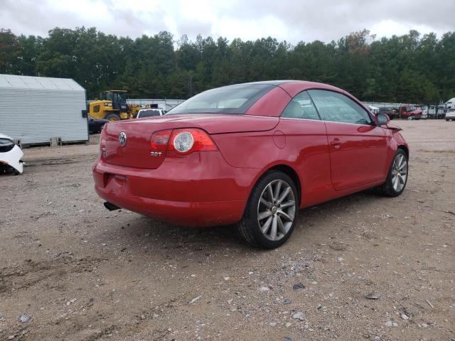 WVWDA71F27V031886 - 2007 VOLKSWAGEN EOS 2.0T S RED photo 4