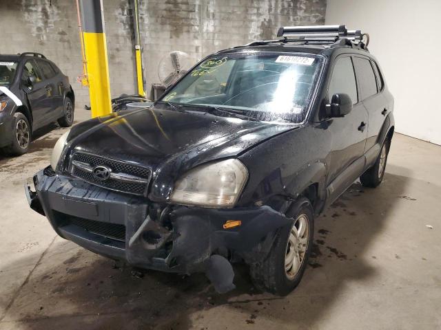 KM8JN72DX7U548150 - 2007 HYUNDAI TUCSON SE BLACK photo 2