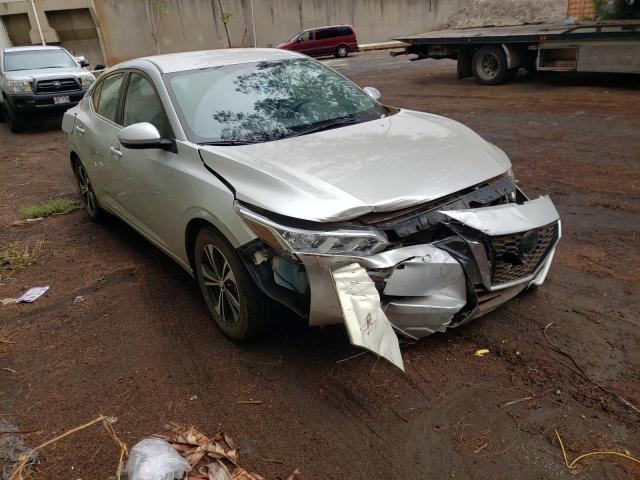 3N1AB8CV6NY220599 - 2022 NISSAN SENTRA SV SILVER photo 1