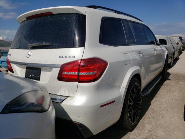 4JGDF7FE6KB186156 - 2019 MERCEDES-BENZ GLS 63 AMG WHITE photo 4