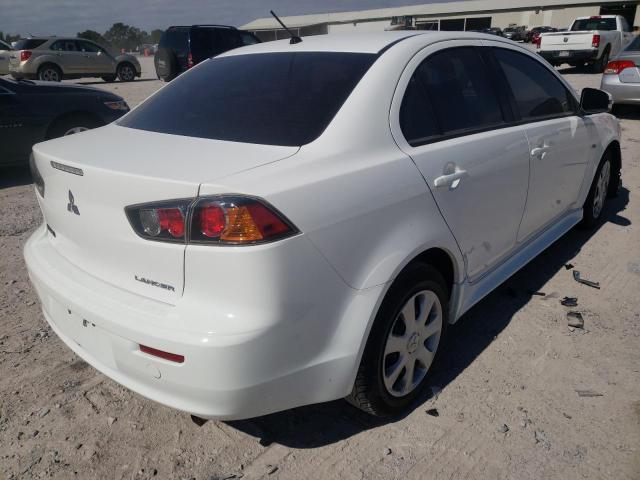 JA32U2FU6FU013208 - 2015 MITSUBISHI LANCER ES WHITE photo 4