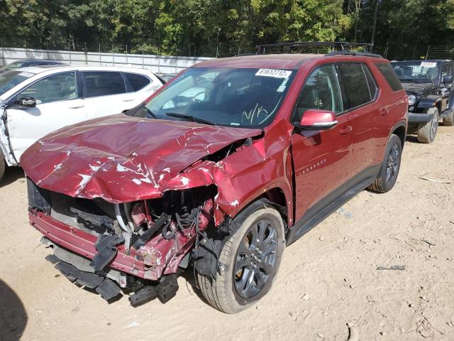 1GNERJKW7LJ146713 - 2020 CHEVROLET TRAVERSE R RED photo 2