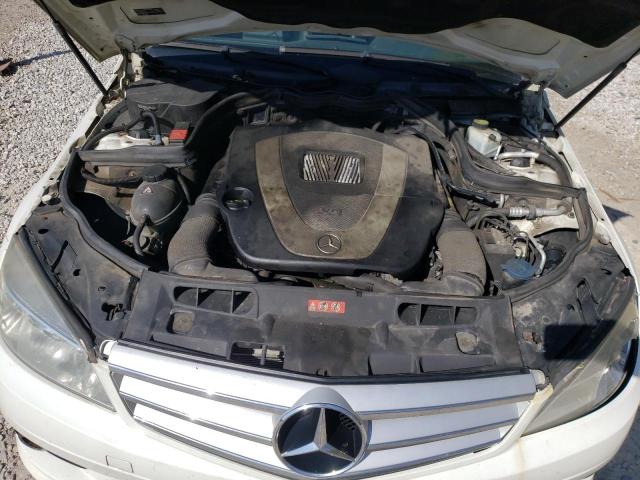 WDDGF8BB4AR105640 - 2010 MERCEDES-BENZ 300-CLASS WHITE photo 7