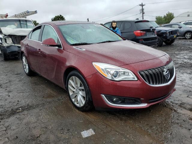 2G4GR5GX3H9137984 - 2017 BUICK REGAL PREM RED photo 1