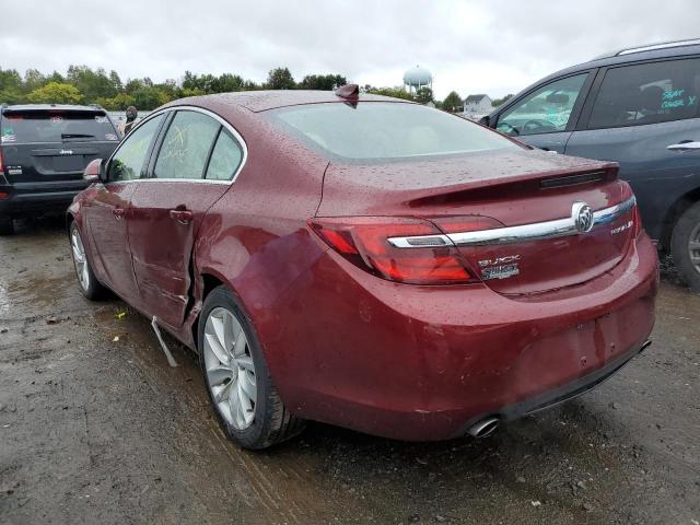 2G4GR5GX3H9137984 - 2017 BUICK REGAL PREM RED photo 3