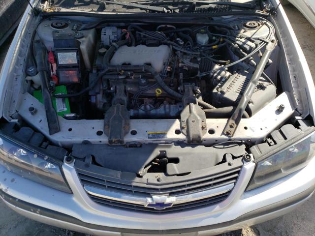 2G1WF52E229365697 - 2002 CHEVROLET IMPALA SILVER photo 7