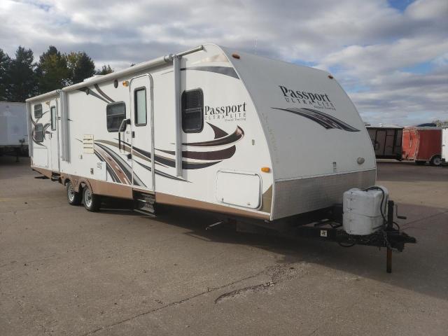 4YDT32227DT414389 - 2013 PASSPORT TRAVELTRLR WHITE photo 1