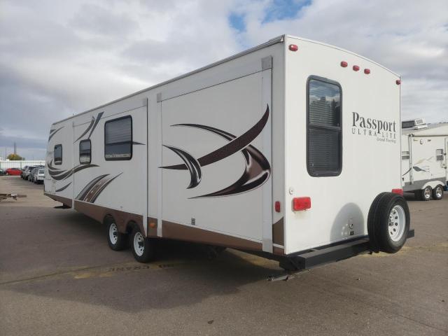 4YDT32227DT414389 - 2013 PASSPORT TRAVELTRLR WHITE photo 3