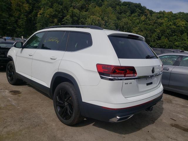 1V2KR2CA3NC550358 - 2022 VOLKSWAGEN ATLAS SE WHITE photo 3