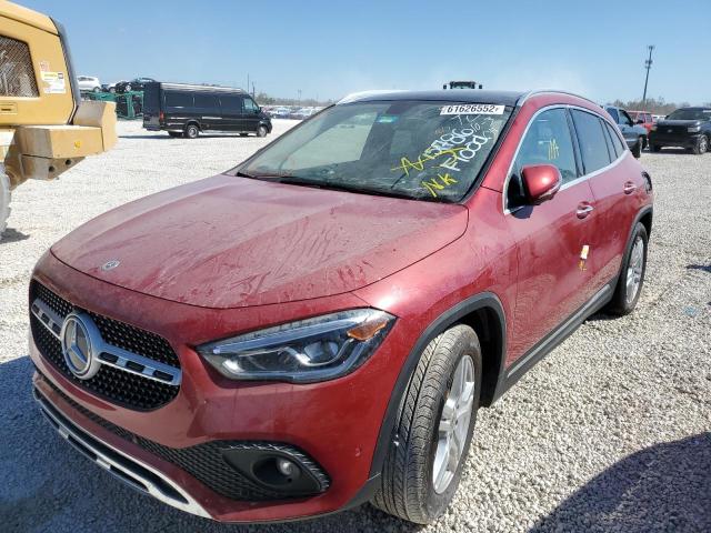 W1N4N4GB5NJ322810 - 2022 MERCEDES-BENZ GLA 250 RED photo 2