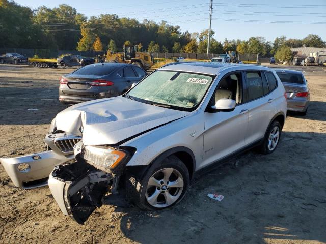 5UXWX5C55BL708920 - 2011 BMW X3 XDRIVE2 SILVER photo 2