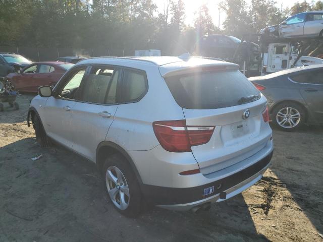 5UXWX5C55BL708920 - 2011 BMW X3 XDRIVE2 SILVER photo 3