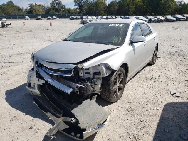 1G1ZC5EU4BF349467 - 2011 CHEVROLET MALIBU 1LT ვერცხლისფერი ფოტო 2