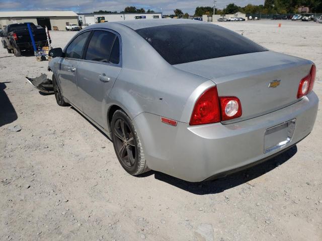 1G1ZC5EU4BF349467 - 2011 CHEVROLET MALIBU 1LT ვერცხლისფერი ფოტო 3