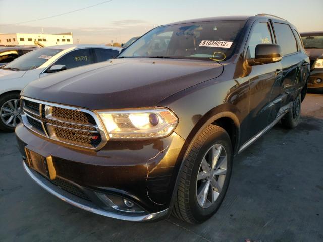 1C4RDHDGXEC561099 - 2014 DODGE DURANGO LI BLACK photo 2