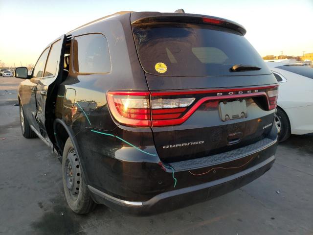 1C4RDHDGXEC561099 - 2014 DODGE DURANGO LI BLACK photo 3