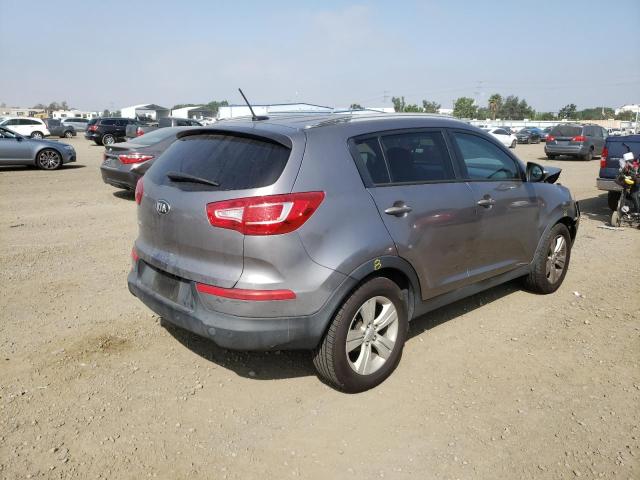 KNDPB3A26D7448413 - 2013 KIA SPORTAGE B GRAY photo 4