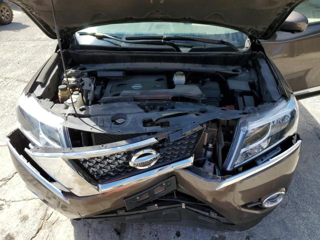 5N1AR2MM2FC679680 - 2015 NISSAN PATHFINDER BROWN photo 7