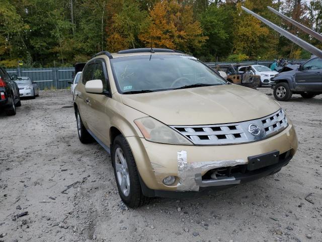 JN8AZ08W53W210196 - 2003 NISSAN MURANO SL GOLD photo 1