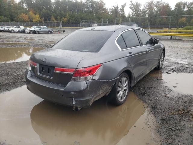 1HGCP2F8XCA123869 - 2012 HONDA ACCORD EXL GRAY photo 4