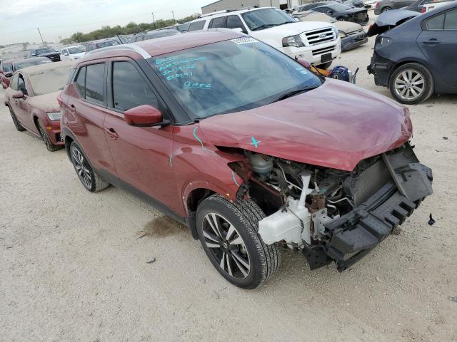 3N1CP5CU9KL516483 - 2019 NISSAN KICKS S RED photo 1