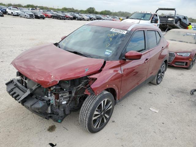 3N1CP5CU9KL516483 - 2019 NISSAN KICKS S RED photo 2