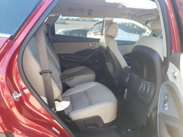 KM8SRDHF6EU075148 - 2014 HYUNDAI SANTA FE RED photo 6