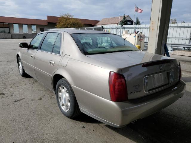 1G6KD54Y71U261620 - 2001 CADILLAC DEVILLE BEIGE photo 3