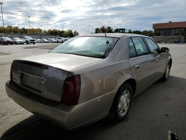 1G6KD54Y71U261620 - 2001 CADILLAC DEVILLE BEIGE photo 4